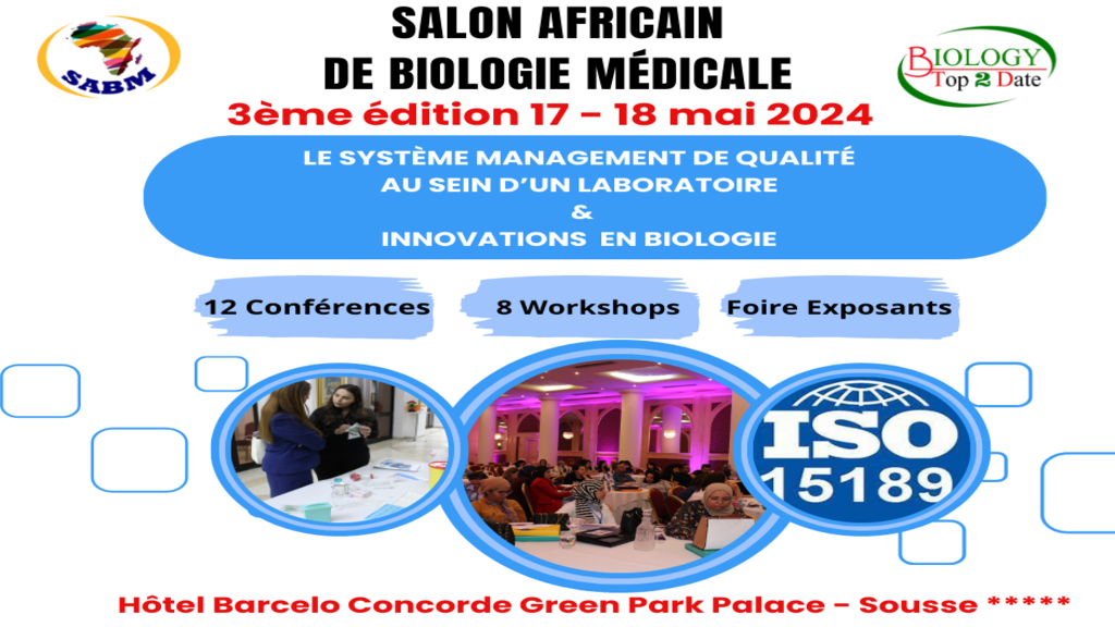 Salon Africain de la biologie médicale Académie des Sciences Métiers et Arts